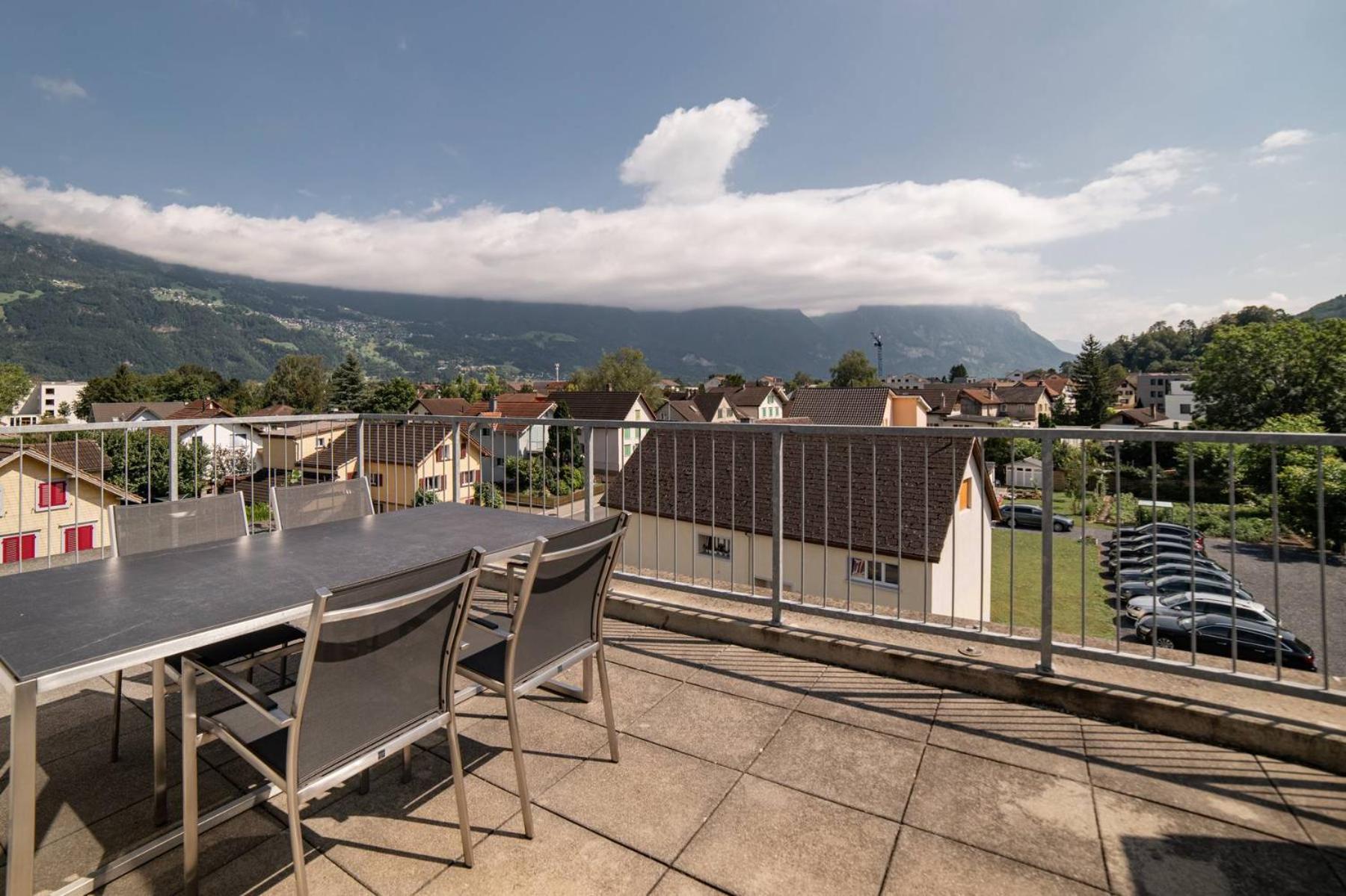 Wohntel - Wohnen Wie Im Hotel Sevelen Eksteriør bilde